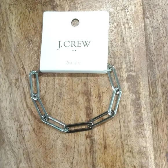J. Crew Paper-Clip Link Bracelet - Picture 2 of 6